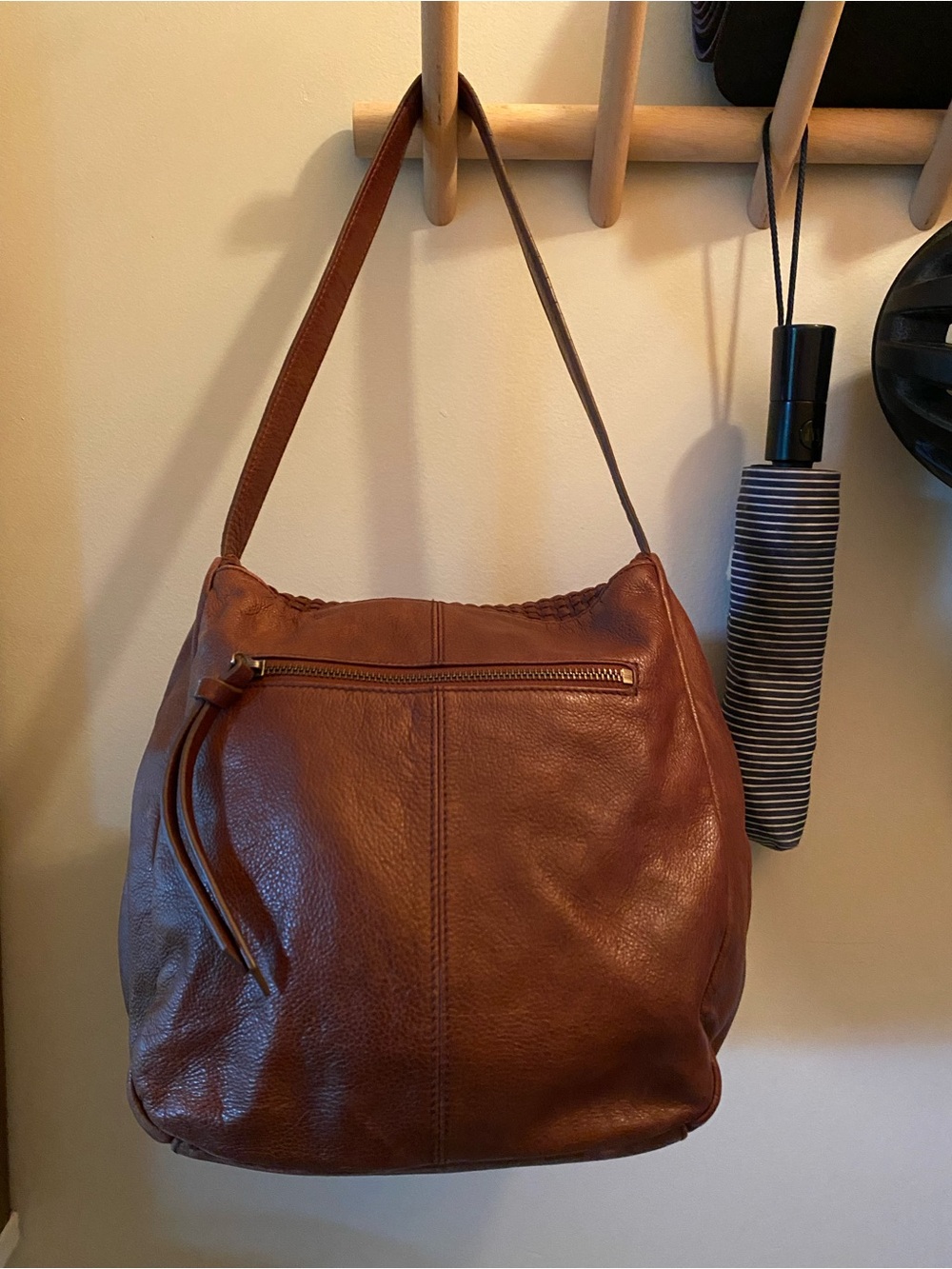 Woven Leather Shoulder Christopher Kon Bag in Brown - Picture 2 of 9